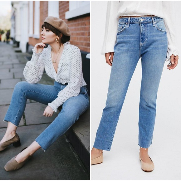 Free People Denim - Free People Clean Girlfriend Jeans